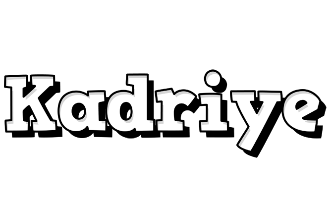 Kadriye snowing logo