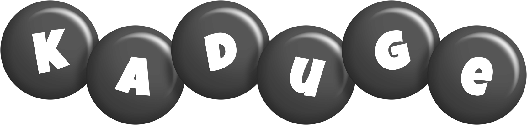 Kaduge candy-black logo