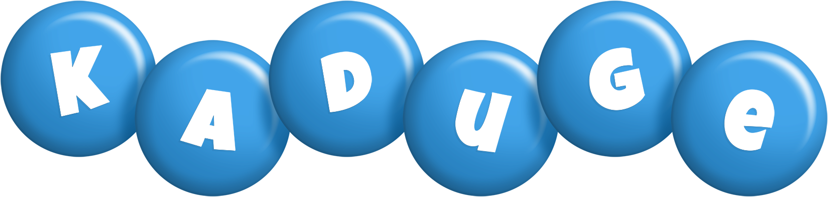 Kaduge candy-blue logo