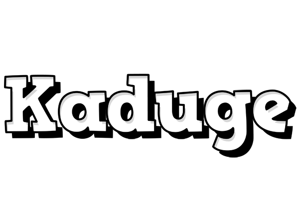 Kaduge snowing logo