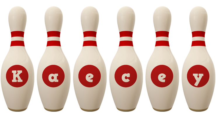 Kaecey bowling-pin logo