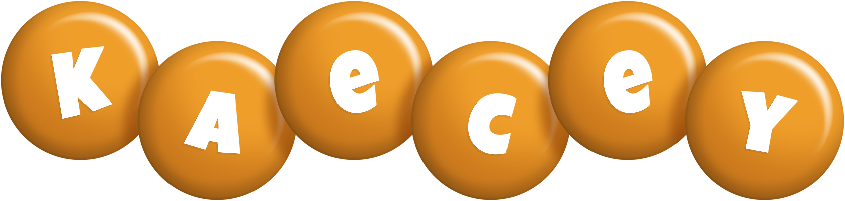 Kaecey candy-orange logo
