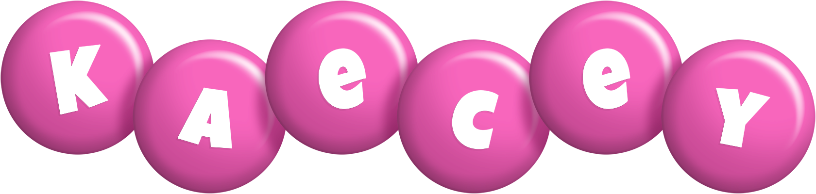 Kaecey candy-pink logo