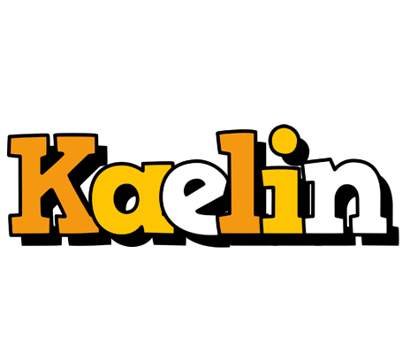 Kaelin cartoon logo