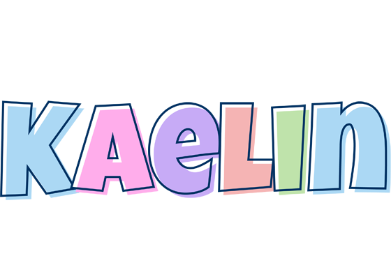 Kaelin pastel logo