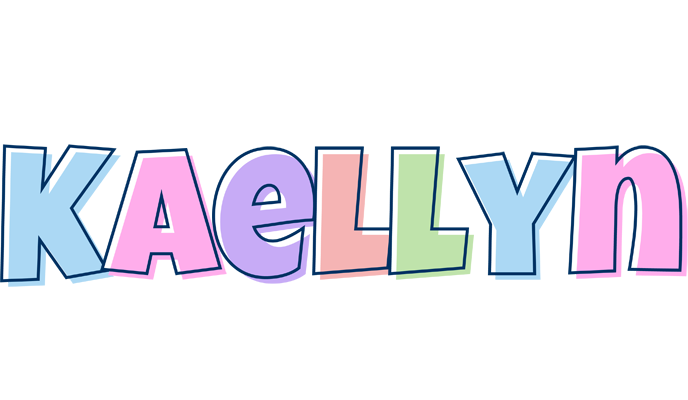 Kaellyn pastel logo