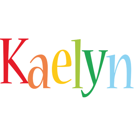 Kaelyn birthday logo