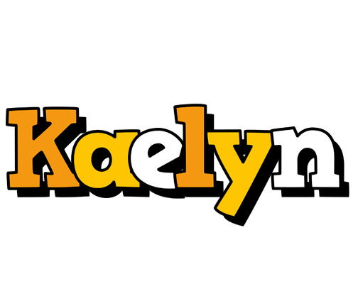 Kaelyn cartoon logo