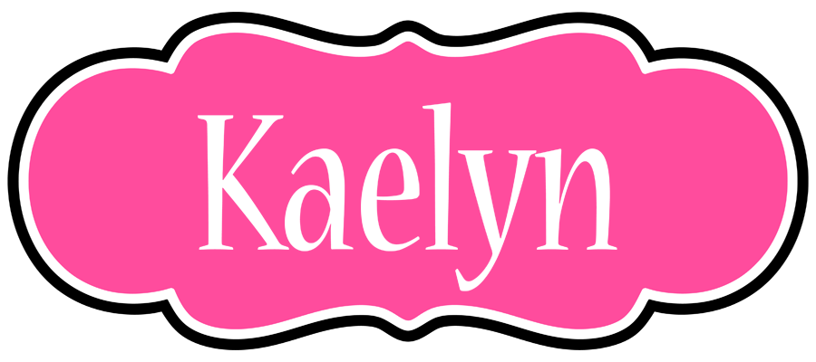 Kaelyn invitation logo