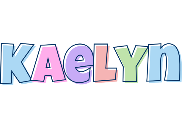 Kaelyn pastel logo