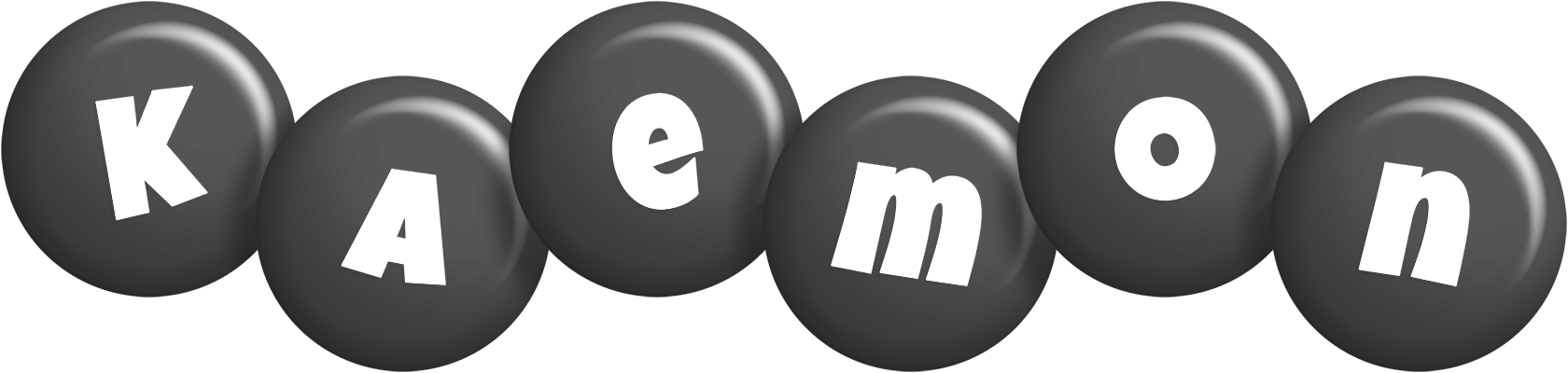 Kaemon candy-black logo