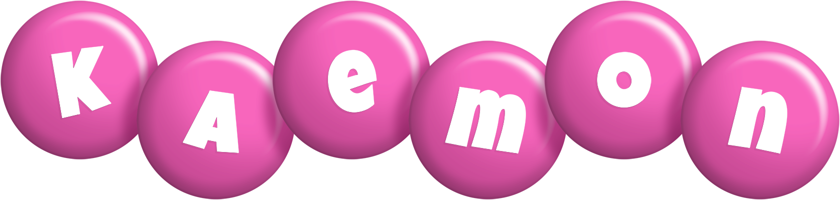 Kaemon candy-pink logo
