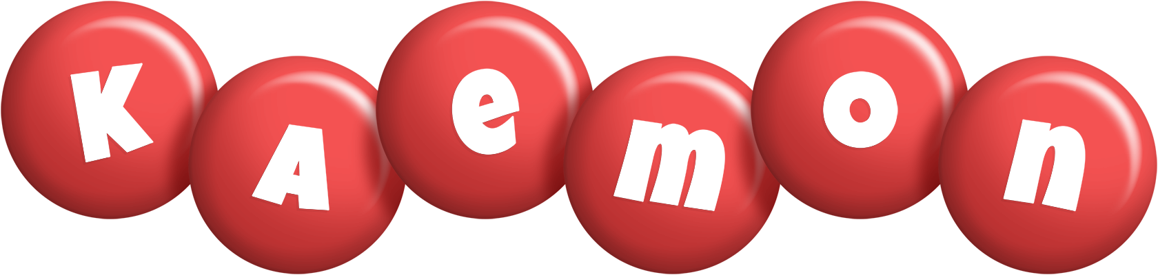 Kaemon candy-red logo