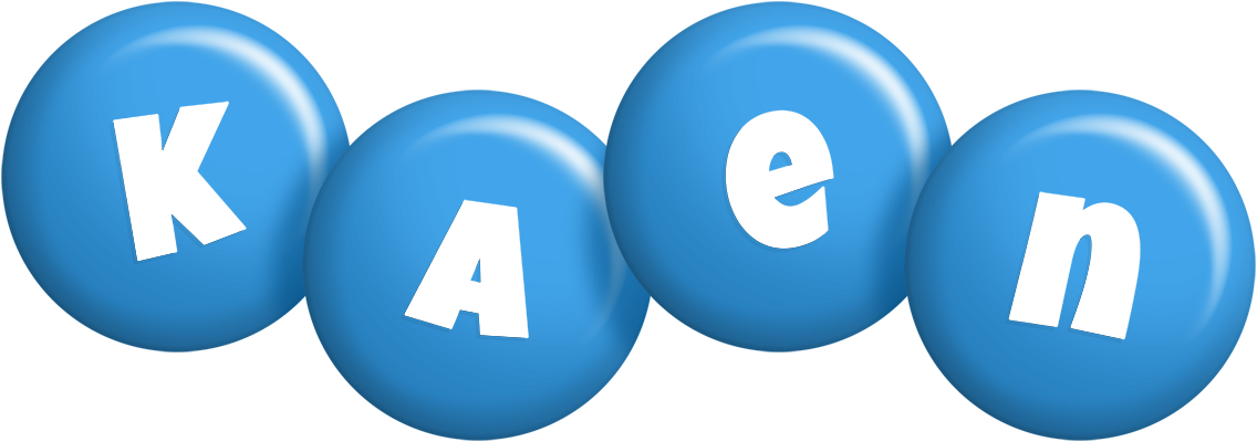 Kaen candy-blue logo