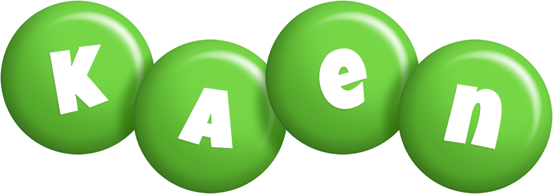 Kaen candy-green logo
