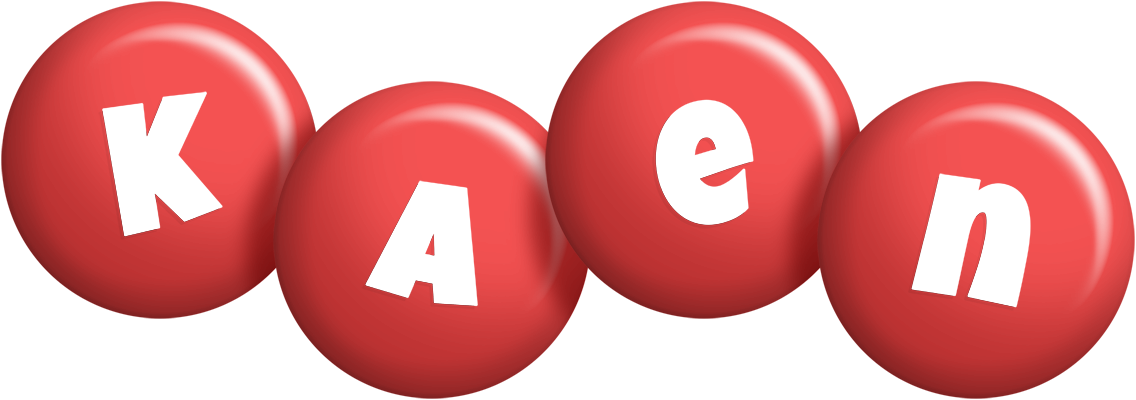 Kaen candy-red logo