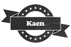 Kaen grunge logo