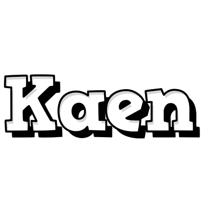 Kaen snowing logo