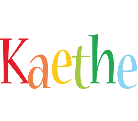 Kaethe birthday logo