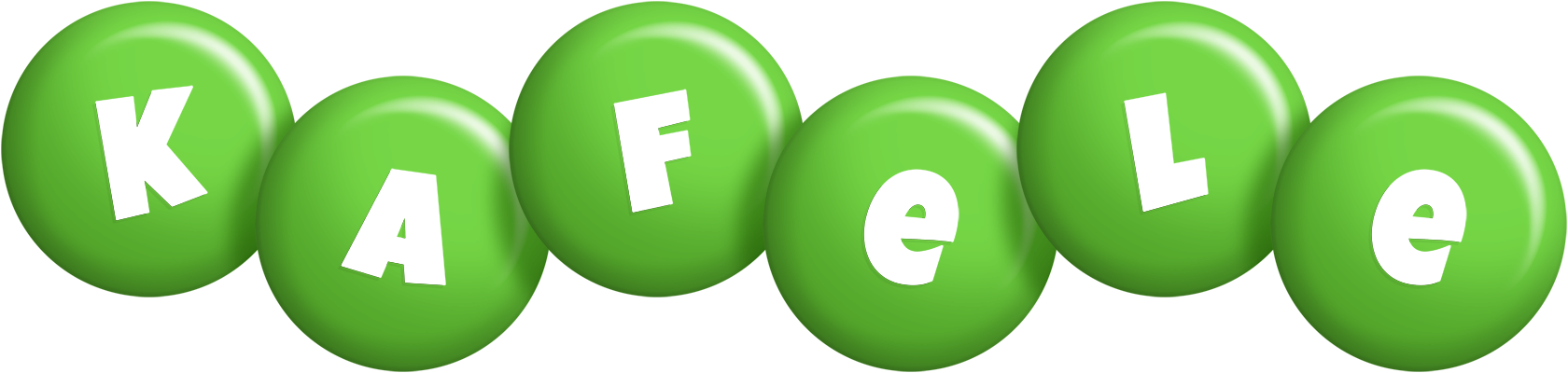 Kafele candy-green logo