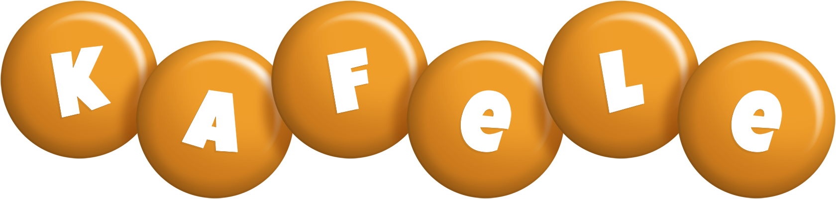 Kafele candy-orange logo
