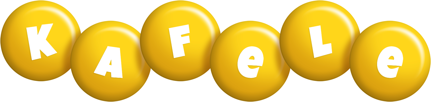 Kafele candy-yellow logo