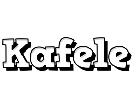 Kafele snowing logo