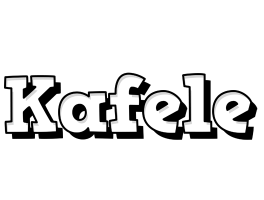 Kafele snowing logo