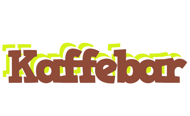 KAFFEBAR logo effect. Colorful text effects in various flavors. Customize your own text here: https://www.textgiraffe.com/logos/caffeebar/