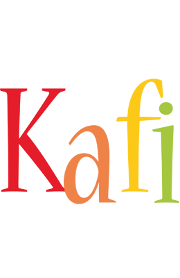 Kafi birthday logo