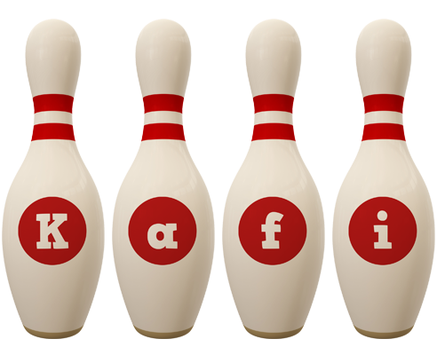 Kafi bowling-pin logo