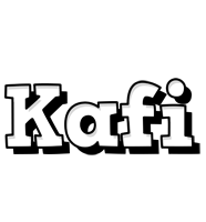 Kafi snowing logo