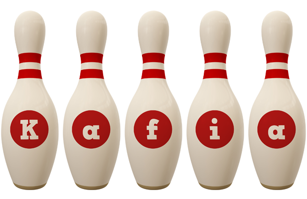 Kafia bowling-pin logo