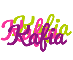 Kafia flowers logo