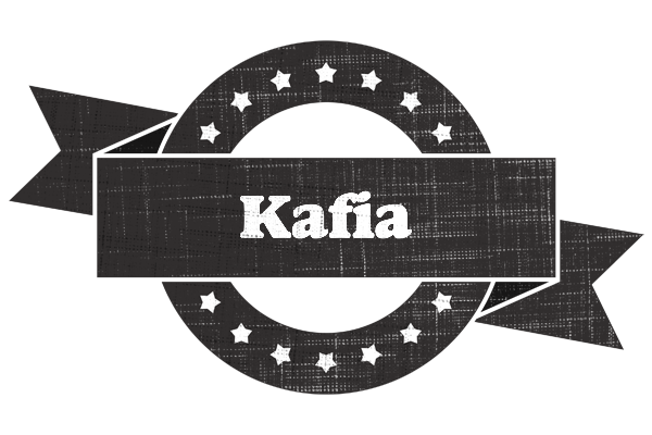 Kafia grunge logo