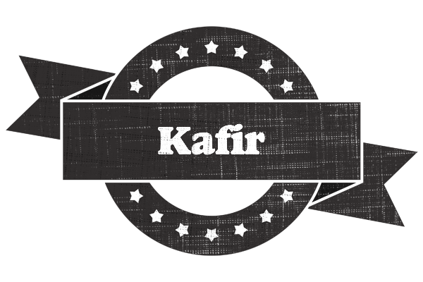 Kafir grunge logo
