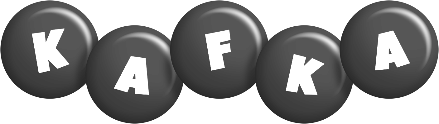 Kafka candy-black logo