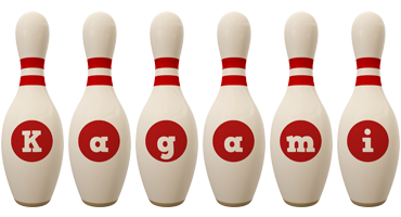 Kagami bowling-pin logo