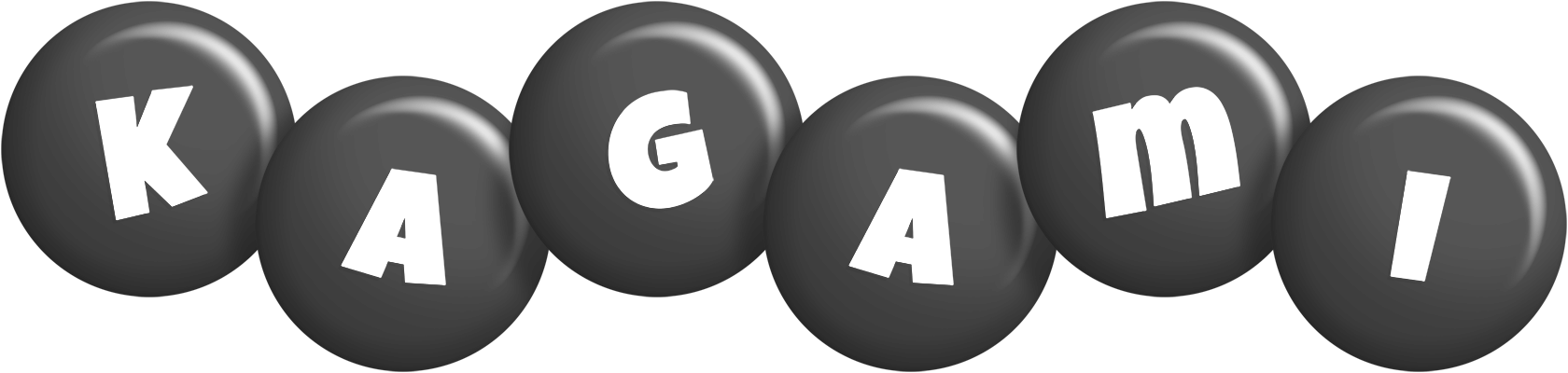 Kagami candy-black logo