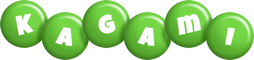 Kagami candy-green logo