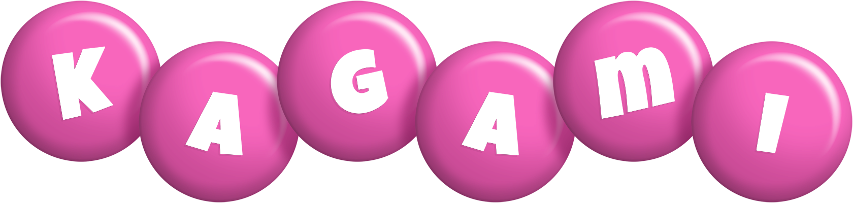 Kagami candy-pink logo