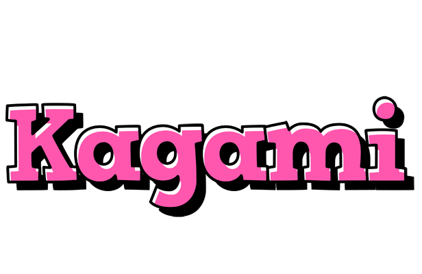 Kagami girlish logo