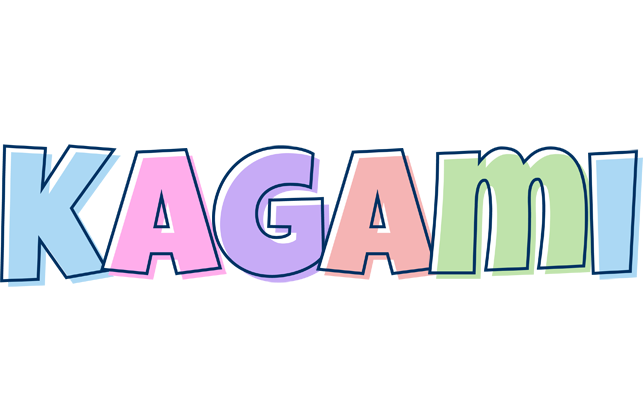 Kagami pastel logo