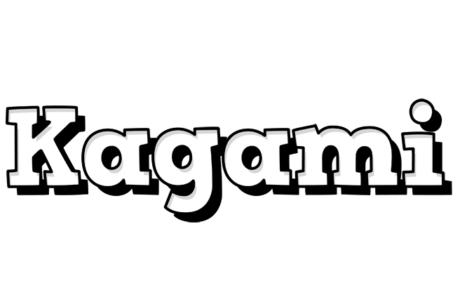 Kagami snowing logo