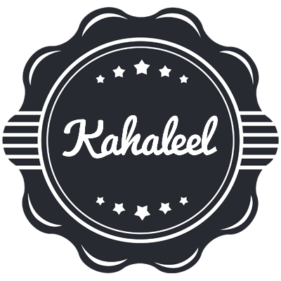 Kahaleel badge logo