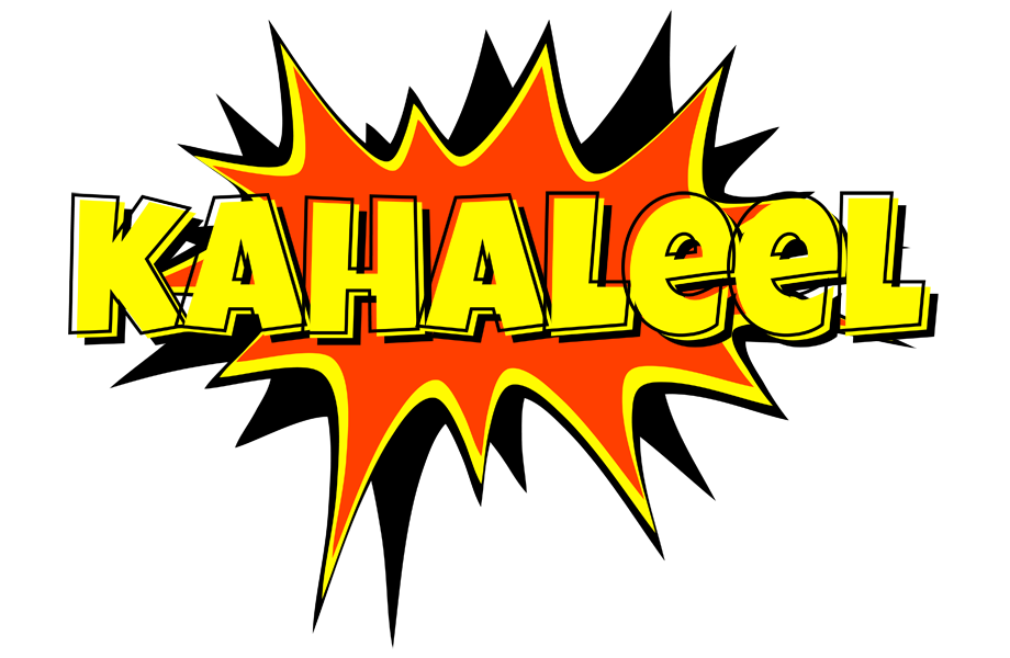 Kahaleel bazinga logo