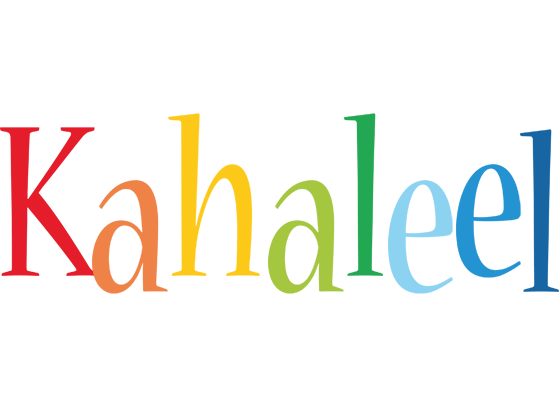 Kahaleel birthday logo