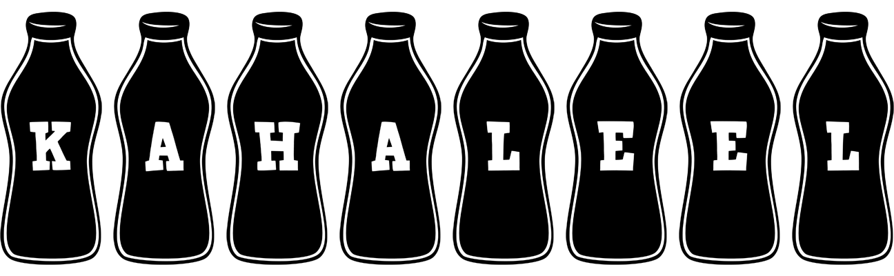 Kahaleel bottle logo
