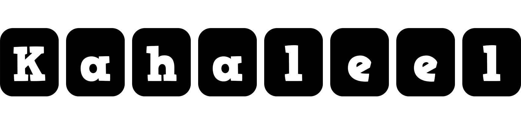 Kahaleel box logo