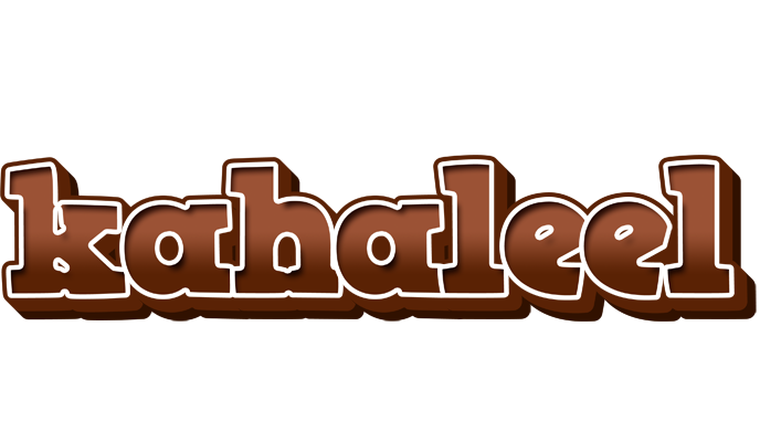 Kahaleel brownie logo